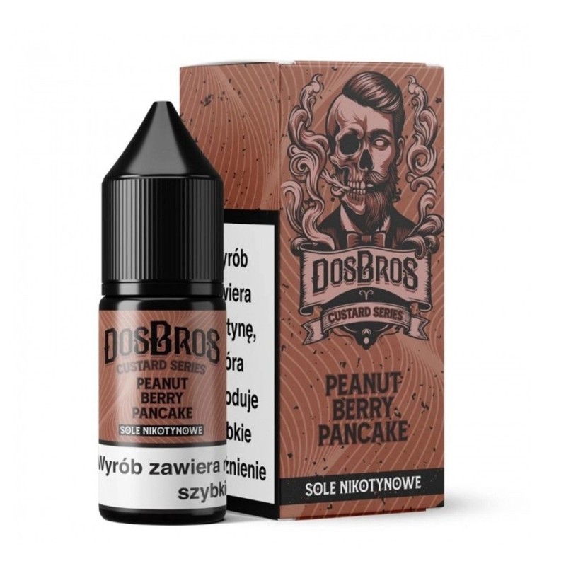 Liquid DosBros Salt 10ml - Peanut Berry Pancake 20mg (A25) | Eliq Vapoteur
