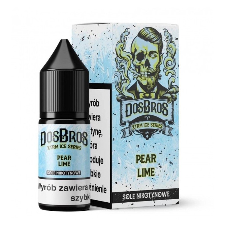 Liquid DosBros Salt 10ml - Pear Lime 20mg (A25) | Eliq Vapoteur