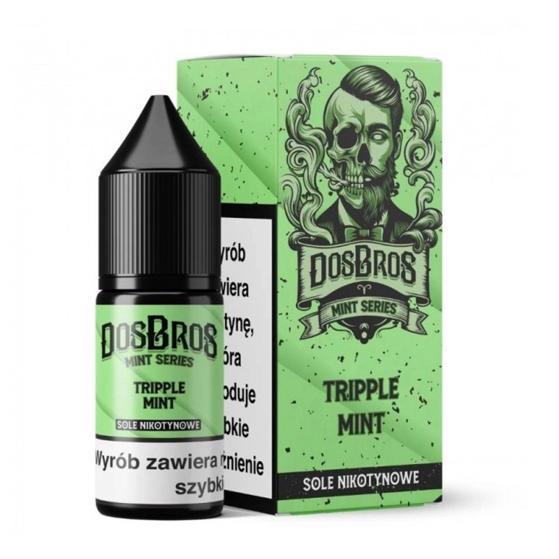 E-liquid DosBros Salt 10ml - Triple Mint 20mg | EliqVapoteur