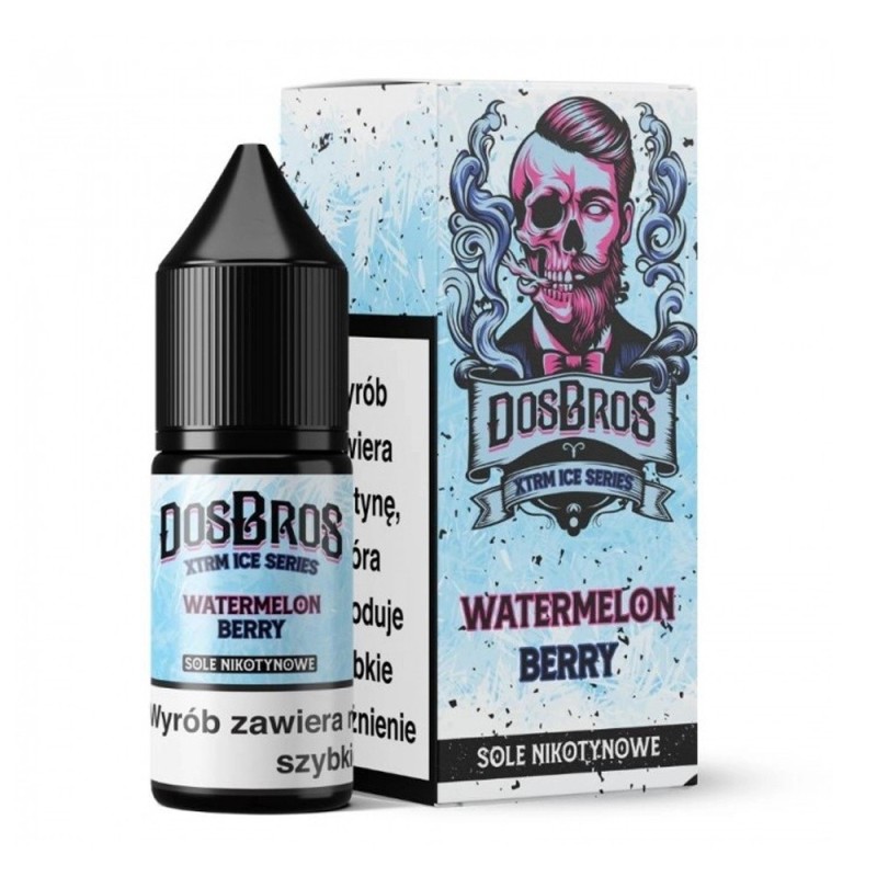 Liquid DosBros Salt 10ml - Watermelon Berry 20mg (A25) | Eliq Vapoteur