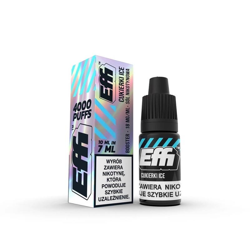 Liquid Effi Salt 7ml - Cukierki Ice 18mg (A25) | Eliq Vapoteur