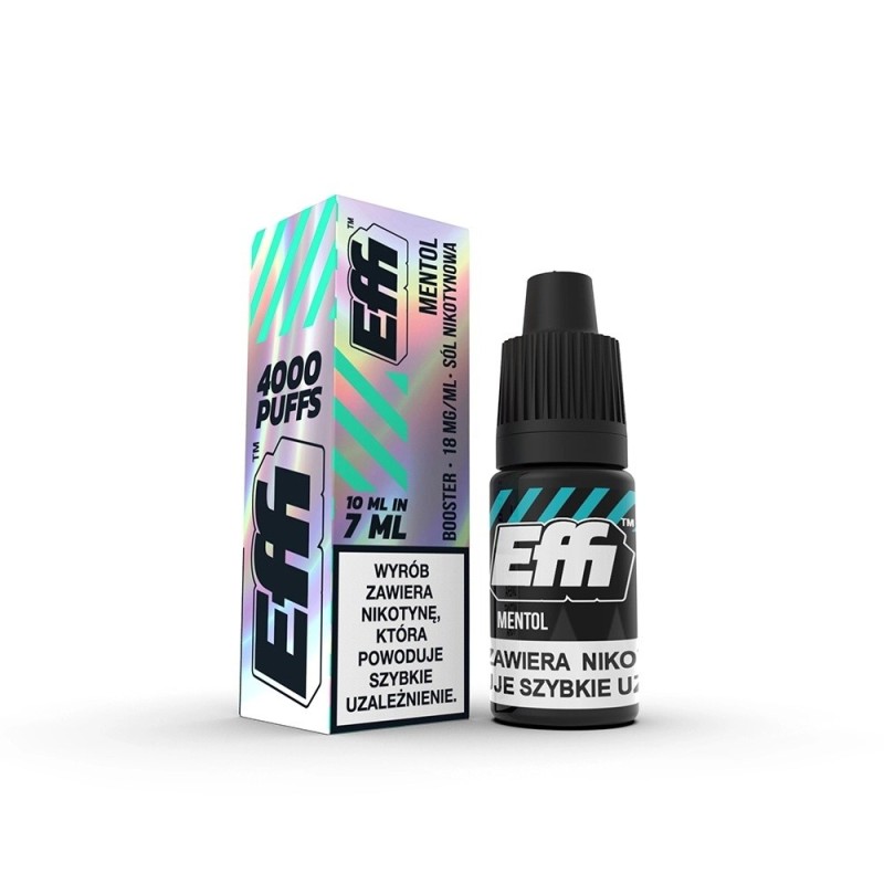 Liquid Effi Salt 7ml - Mentol 18mg (A25) | Eliq Vapoteur