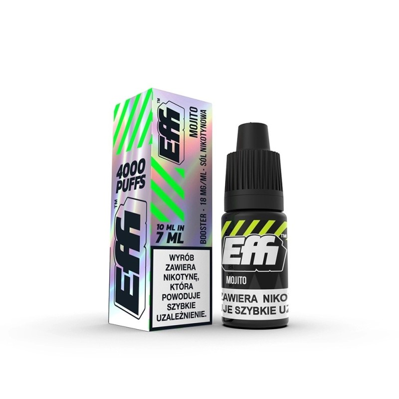 Liquid Effi Salt 7ml - Mojito 18mg (A25) | Eliq Vapoteur