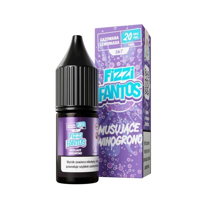 Liquid Fantos Fizzy Salt 10ml - Raisin Pétillant 20mg (A25) | Eliq Vapoteur