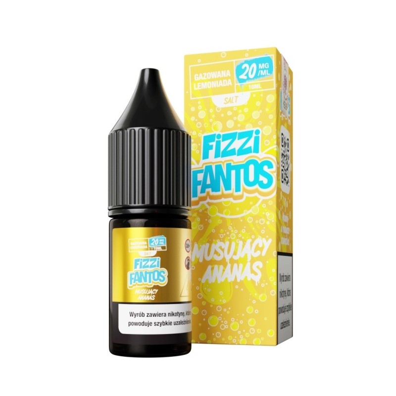 Liquid Fantos Fizzy Salt 10ml - Fizzy Pineapple 20mg (A25) | Eliq Vapoteur