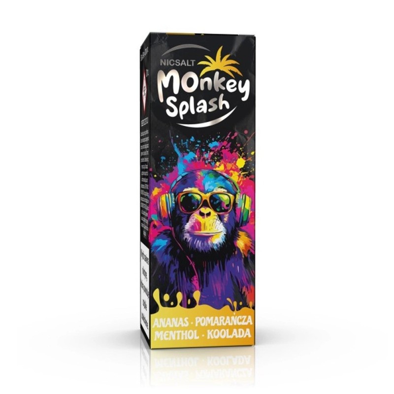 Liquid Monkey Splash Salt - Pineapple Orange Menthol Koolada 20mg (A25) | Eliq Vapoteur