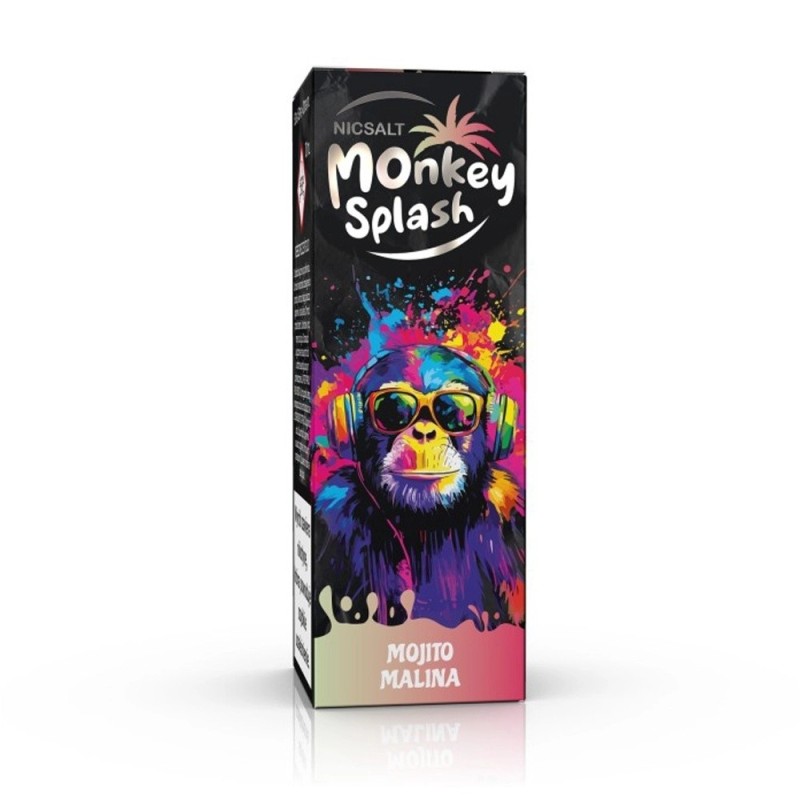 Liquid Monkey Splash Salt - Mojito Raspberry 20mg (A25) | Eliq Vapoteur