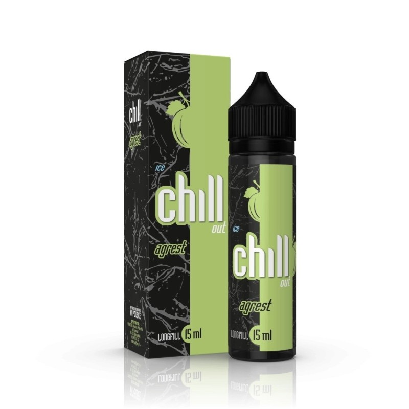 Longfill Chill Out 15/60ml - Agrest Ice (A25) | Eliq Vapoteur