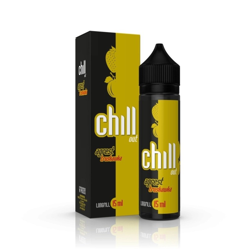 Longfill Chill Out 15/60ml - Agrest Truskawka (A25) | Eliq Vapoteur
