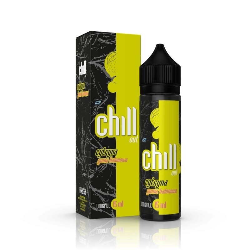 Chill Out 15/60ml - Lemon Bubble Gum Ice | EliqVapoteur