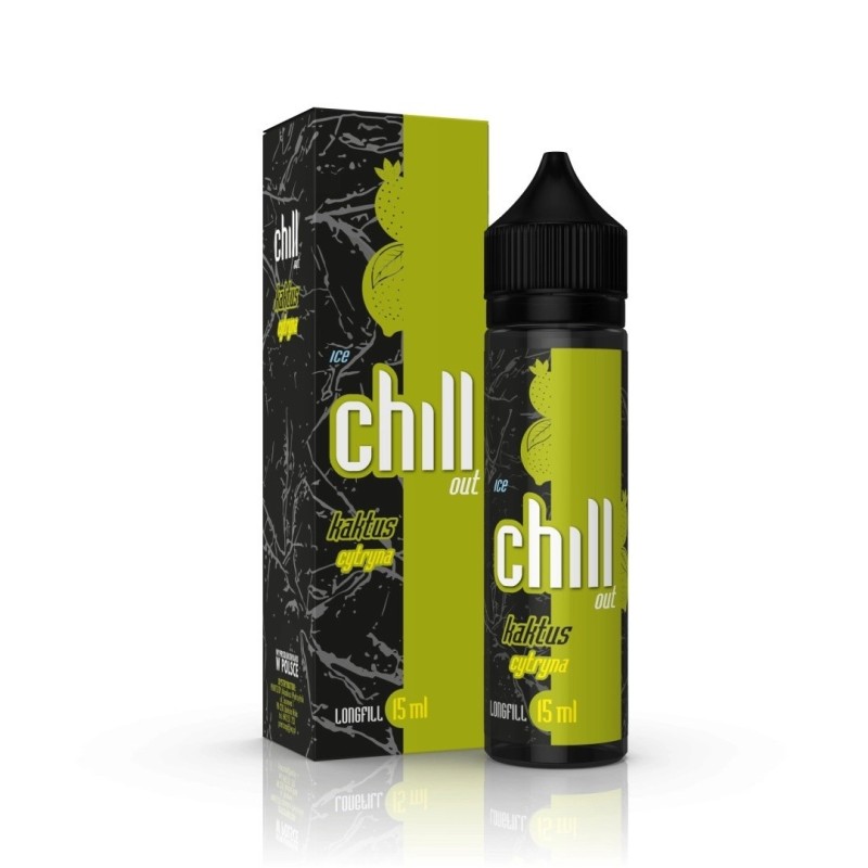 Longfill Chill Out 15/60ml - Kaktus Cytryna Ice (A25) | Eliq Vapoteur