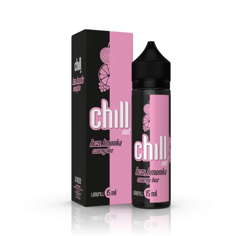 Longfill Chill Out 15/60ml - Liczi Czarny Bez Limonka (A25) | Eliq Vapoteur