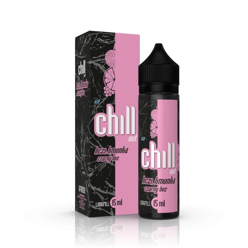 Longfill Chill Out 15/60ml - Lychee Black Elderberry Lime Ice (A25) | Eliq Vapoteur