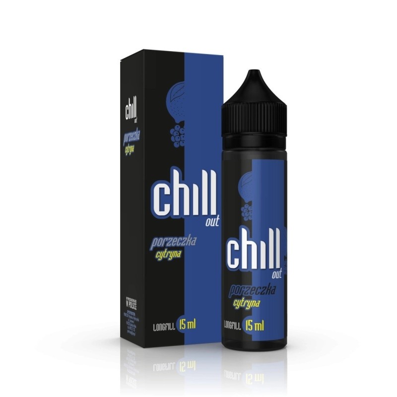 Longfill Chill Out 15/60ml - Porzeczka Cytryna (A25) | Eliq Vapoteur