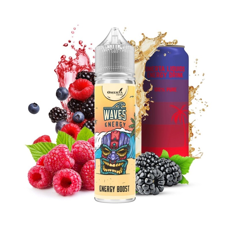 Longfill Omerta 15/60ml - Waves Energy Boost (A25) | Eliq Vapoteur