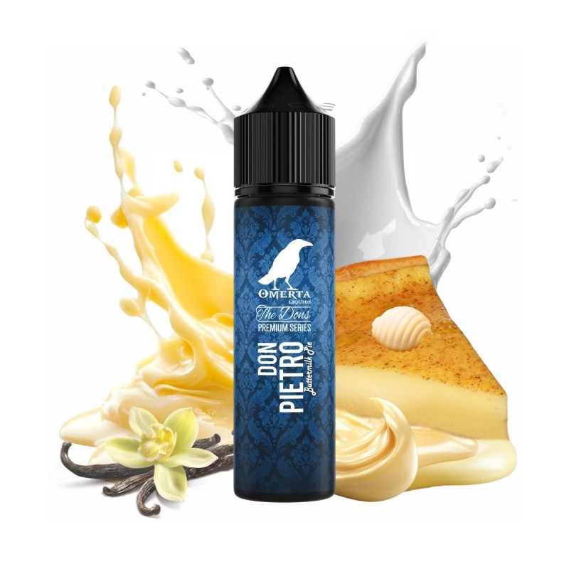 Longfill Omerta 10/60ml - The Dons Don Pietro (Buttermilk Pie) (A25) | Eliq Vapoteur