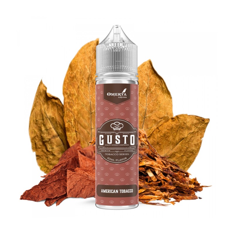 Longfill Omerta 10/60ml - Gusto American Tabacco (A25) | Eliq Vapoteur