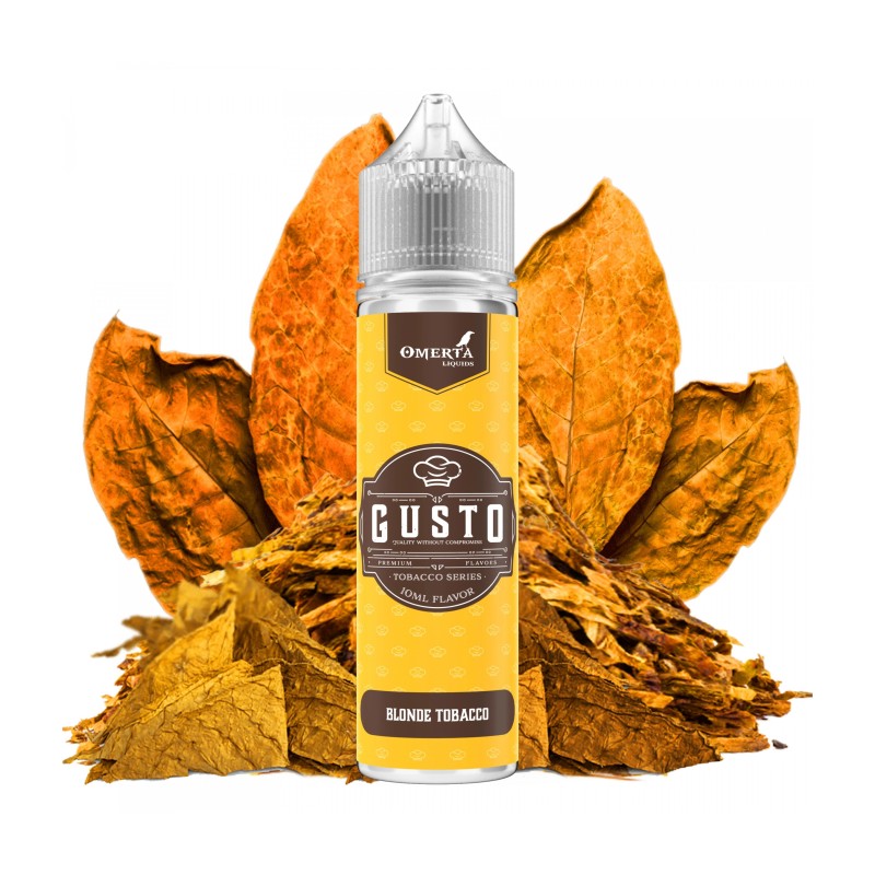 Longfill Omerta 10/60ml - Gusto Blonde Tabacco (A25) | Eliq Vapoteur